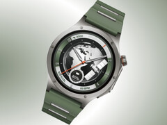 OnePlus Watch 4 的常青钛金属外观。