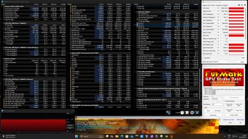 压力测试中的 KFA2GeForce RTX 5070 Ti 1-Click OC