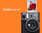 富士胶片推出了具有自动曝光和特写视差校正功能的 Instax mini 41 速拍相机。(图片来源：富士胶片）