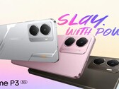 Realme P3 5G 有太空银、彗星灰和星云粉三种配色（图片来源：Realme）