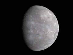 水星图像（美国国家航空航天局、约翰霍普金斯大学应用物理实验室和卡内基；已编辑）