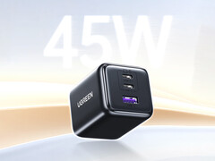 Ugreen 45 W GaN 充电器在中国的上市价格约为 11 美元。图：充电砖。(图片来源：Ugreen）