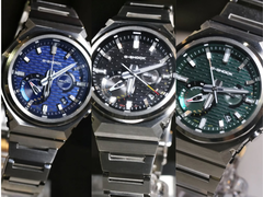 从左到右(如图):卡西欧 G-Shock GST-B1000D-2A、GST-B1000D-1A 和 GST-B1000D-3A 手表。(图片来源:@geesgshock on Instagram - 已编辑)