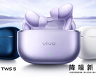 vivo TWS 5 耳机有标准版和 Hi-Fi 版。(图片来源：vivo）