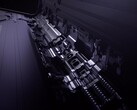 OPPO Find N5 可折叠铰链机构特写，用于说明与即将推出的Apple iPhone 折叠式铰链设计类似的铰链设计（图片来源：OPPO）