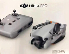 大疆创新 Mini 4 Pro 零售包装。(图片来源：@Quadro_News - 已编辑）