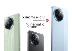 小米 14 CIVI 是迄今为止发布的第四款小米 14 系列智能手机。(图片来源：小米）