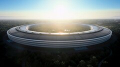 Apple 校园，加利福尼亚州库比蒂诺。(图片： )Apple