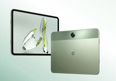 OnePlus Pad Go 采用了熟悉的设计，并对背板进行了调整，以区别于 OnePlus 的首款平板电脑。(图片来源：OnePlus via Digital Trends）