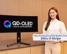 首款具有 360 Hz 刷新率的 V-Stripe QD-OLED 显示器。(图片来源：三星显示器）