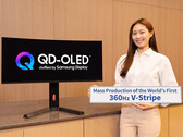 首款具有 360 Hz 刷新率的 V-Stripe QD-OLED 显示器。(图片来源:三星显示器)