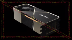 网上出现了新的Nvidia Titan Ada渲染图（图片来自摩尔定律已死）。