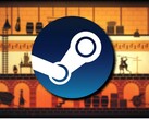 显示游戏 Apotheon 和 Steam 徽标的图片。