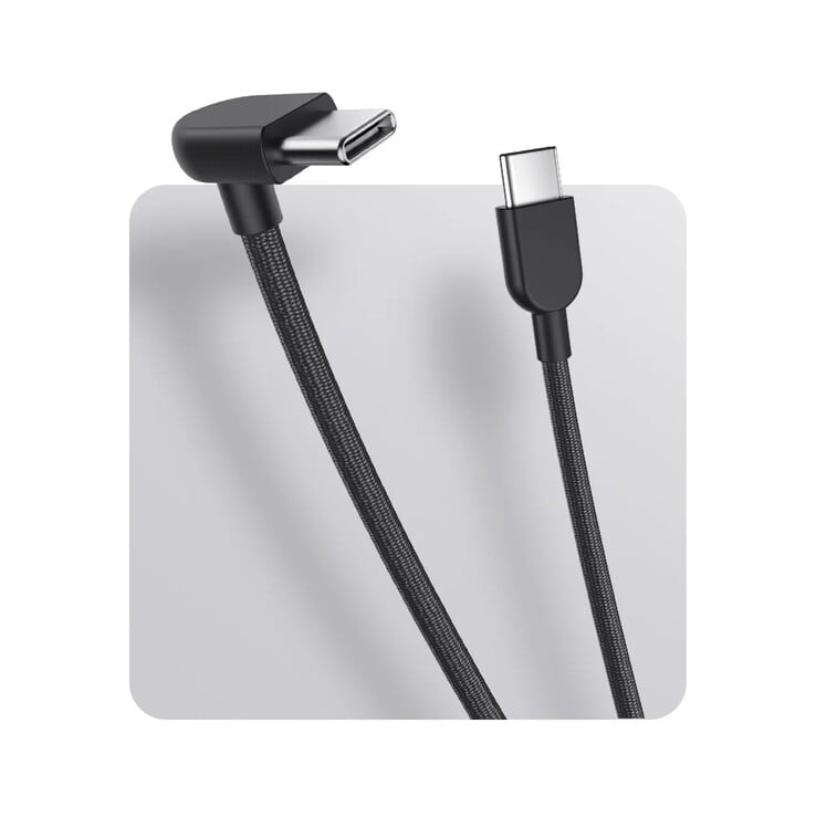 小米 3A 编织 USB-C 至 USB-C 连接线(10 厘米)(图片来源:小米)
