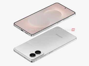 非官方渲染图从另一个角度展示了传闻中的Galaxy S26 Edge。(图片来源：OnLeaks viaAndroid Headlines)