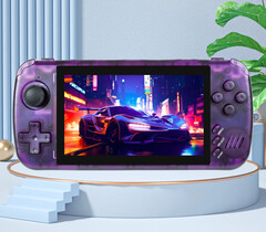 Powkiddy 现销售半透明紫色 X39 Pro。(图片来源：Powkiddy）