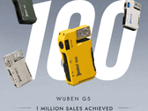 黄色 Wuben G5 EDC 手电筒