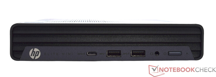 前置USB Type-C 20 Gbit/s、2x USB Type-A 10 Gbit/s、3.5 mm 音频