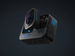 新发布的 GoPro Hero 12 Black 和（可选）Max Lens Mod 2.0（图片来源：GoPro）