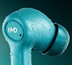 HMD Global 的最新耳塞有银色和蓝色两种颜色可供选择（图片来源：HMD Global）