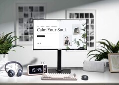 Hannspree 最新推出的显示器采用了透反射式 LCD。(图片来源:HANNspree)