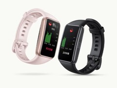 Honor Band 7智能手表具有健康功能,如SpO2和心率监测。(图片来源: JD.com)