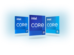 展示英特尔消费级 Raptor Lake CPU 的艺术品