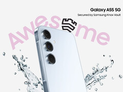 Galaxy A55 是三星首批以任何形式采用 One UI 7 的中端智能手机之一。(图片来源：三星）