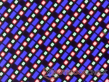 清晰的RGB子像素阵列，没有颗粒感问题