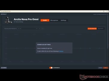 SteelSeries Engine 将控制权移交给了 Sonar。