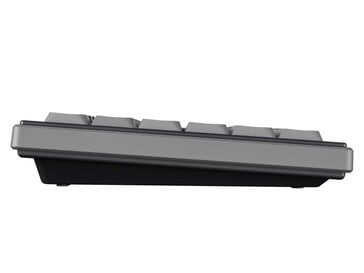 低调的 Cherry Xtrfy K63W Pro 的侧面轮廓。