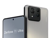 Zenfone 11 Ultra 渲染图。(来源：Evleaks）