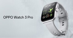 新款Watch 3 Pro冰川灰。(来源: OPPO)
