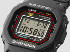 卡西欧 G-Shock DW-5000R-1AER 是卡西欧 1983 年首款 G-Shock 的现代版。(图片来源:卡西欧)