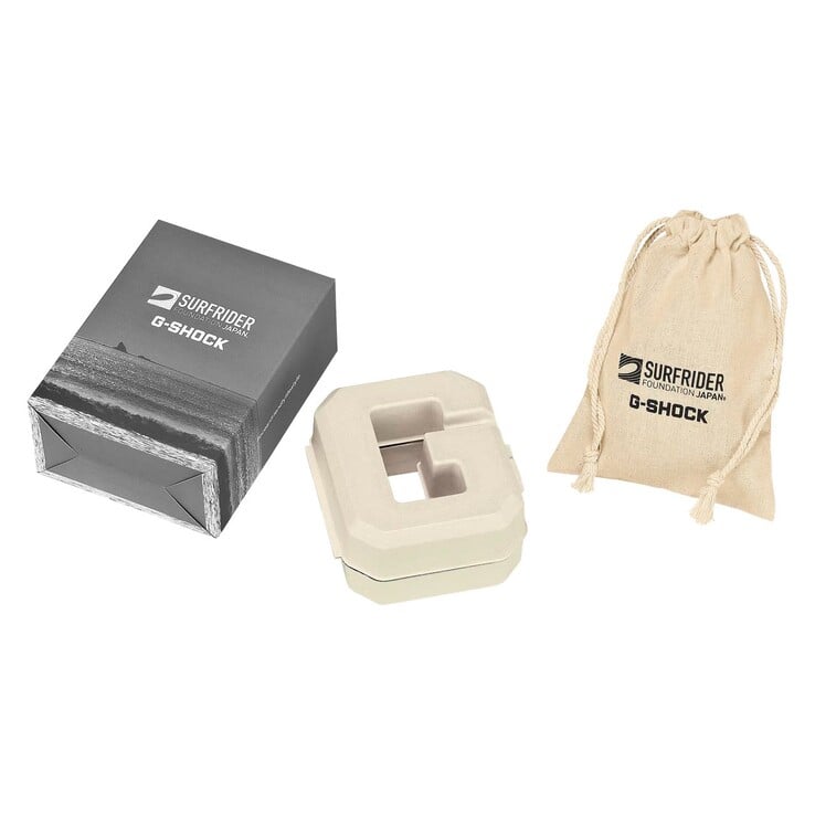 GBX100SFJ-1 采用特别的环保包装,并配有日本冲浪者基金会定制的包装袋。