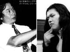 摘自《江野贤二之书》中宫本茂与江野贤二的合影