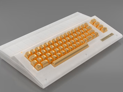 尚未发布的超薄型 Commodore 64C Ultimate Founders Edition 的效果图