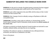 GameStop 对 X 的讽刺宣言截屏(图片来源:GameStop X)