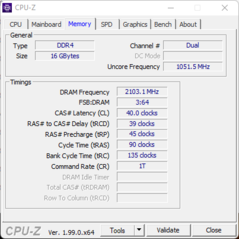 CPU-Z内存