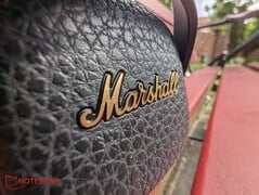 压纹PU皮革和Marshall标志