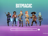 Bitmagic 人工智能生成游戏平台接受封闭 alpha 测试的申请。(来源：Bitmagic）