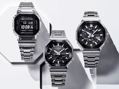 卡西欧将于今年秋季推出三款全新全金属 G-Shocks（如图）。(图片来源：Casioblog）