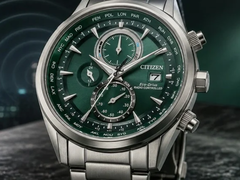 Citizen 新款 AT8260-85X 世界时间计时码表