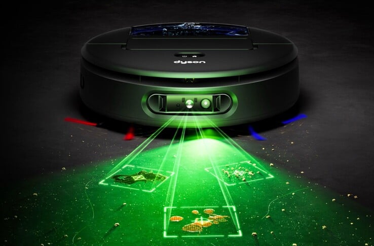 戴森 Spot+Scrub 人工智能机器人真空吸尘器。(图片来源：戴森）