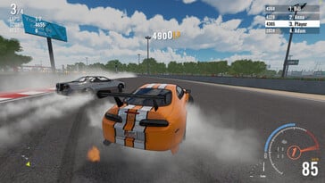 图片中First Racer》的游戏截图。