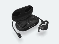 Soundgear Sense 有一个可拆卸的颈带，可连接到耳勾上，以提高安全性（图片来源：JBL）
