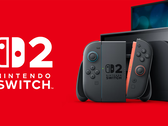 任天堂 Switch 2 游戏机，如图所示，在其徽标右侧