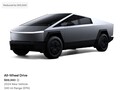 特斯拉将为 Cybertruck 提供高达 10550 美元的折扣，以清理 2024 年的库存（图片来源：特斯拉）
