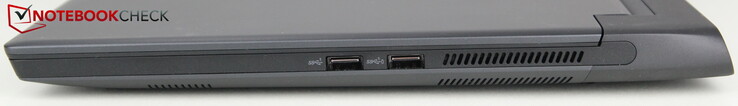 右边：2个USB-A 3.2 Gen 1（其中1个带有Powershare）。