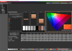 校准后的ColorChecker（DCI-P3）。